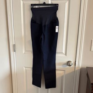 Old Navy navy blue maternity work pants
